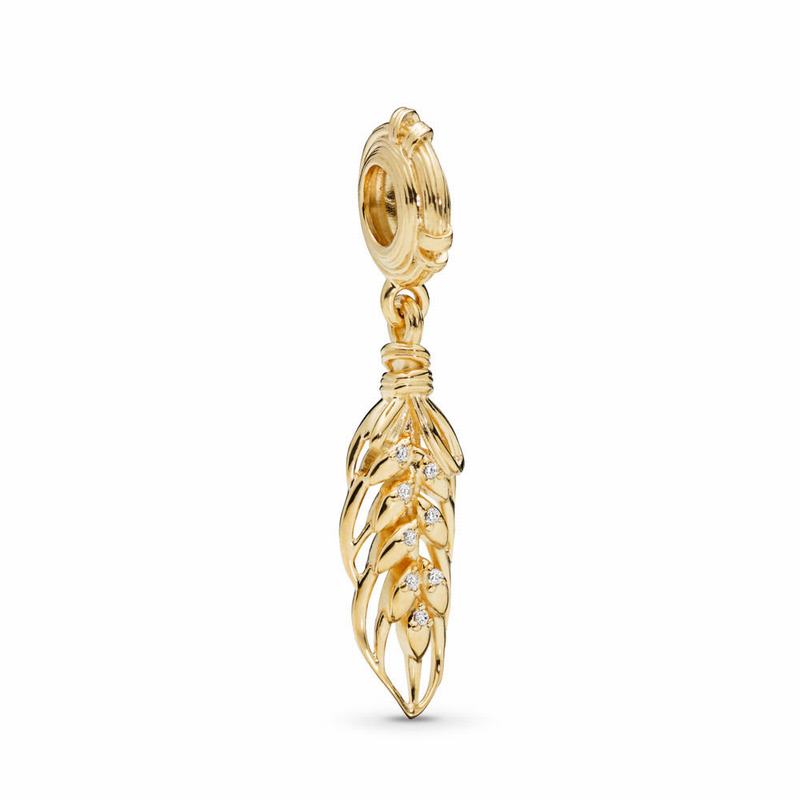 Pandora Shine™ Floating Grains Dangle Charm Gold Egypt EL8042596